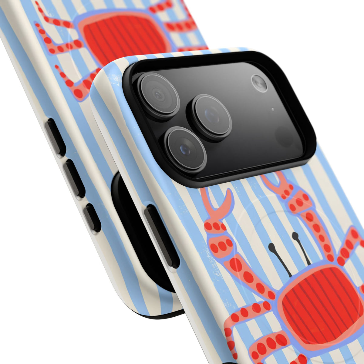 Azure Crab MagSafe Tough Phone Case — Magnetic Protective Cover