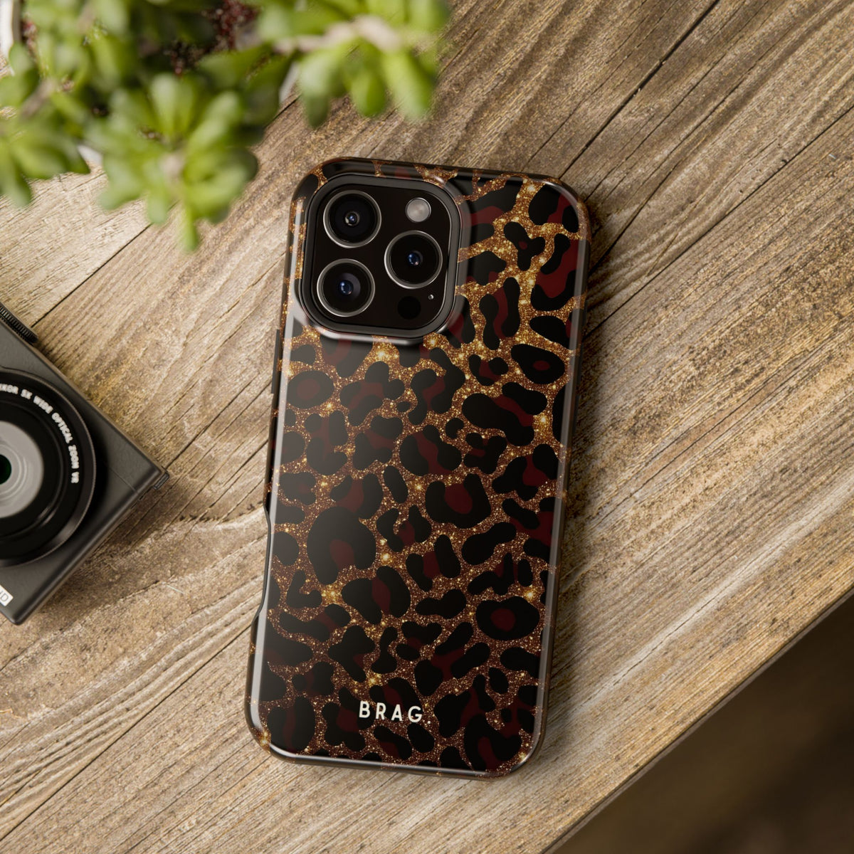 Golden Leo Magnetic Impact-Resistant Phone Case