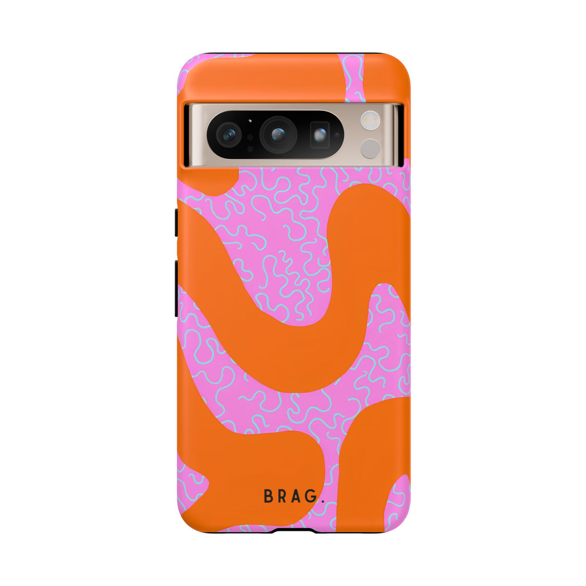 Coral Kiss Tough Phone Case – Shockproof Protective iPhone Cover