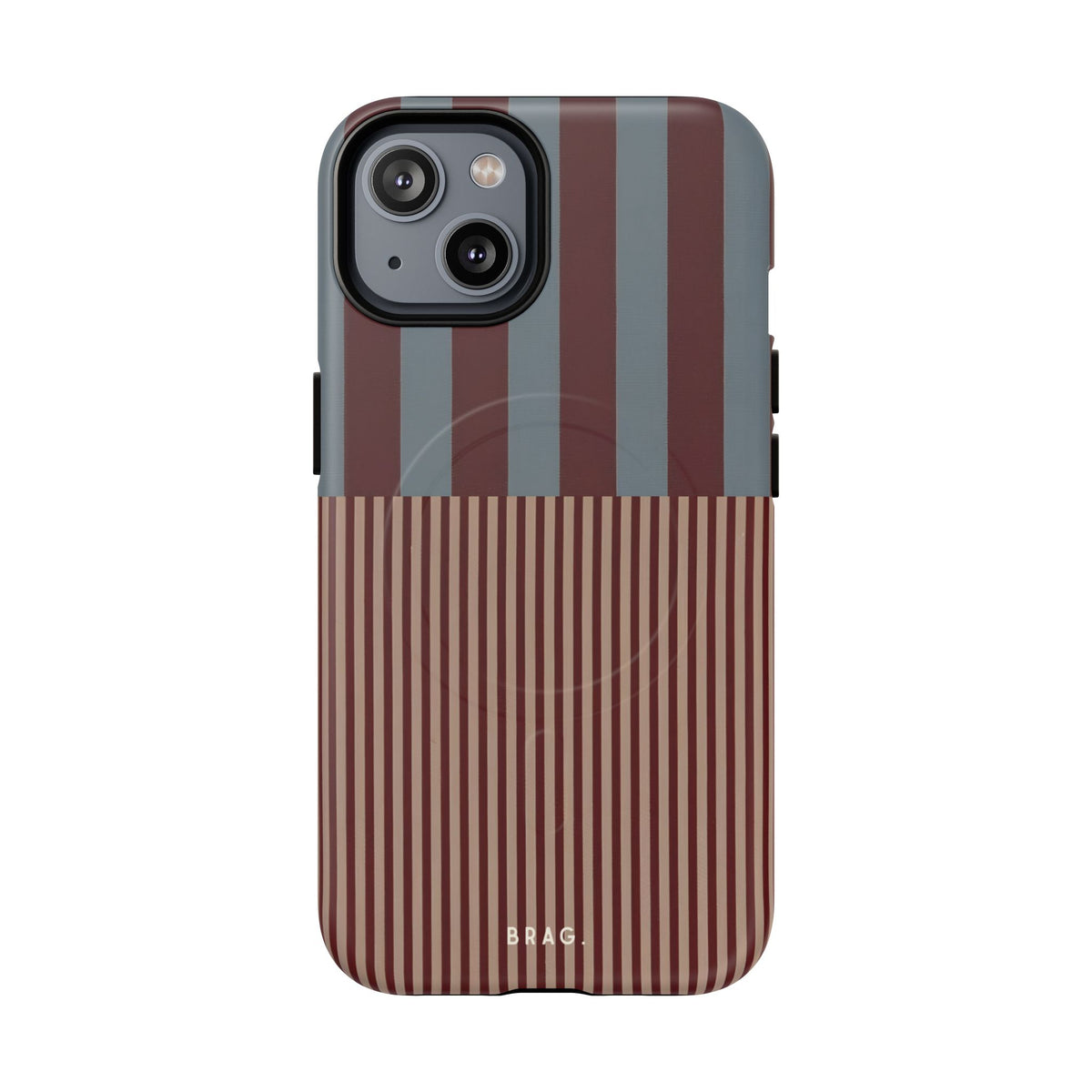 Candy Stripe MagSafe Tough Phone Case — Magnetic Protective Cover