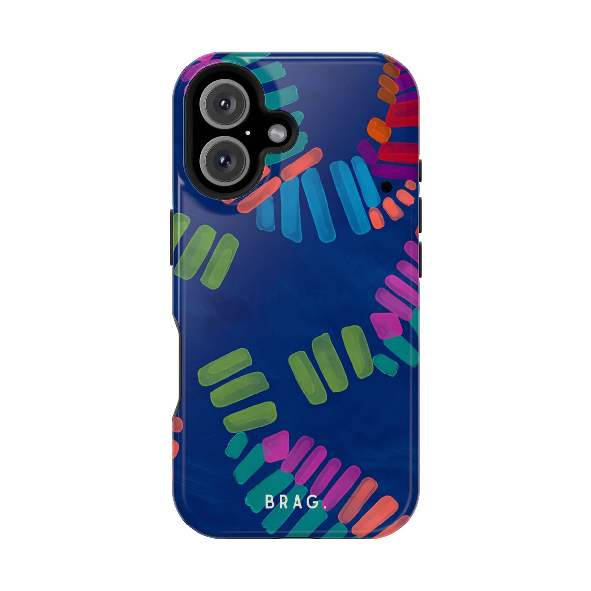 Blue Palm Magnetic Impact-Resistant Phone Case