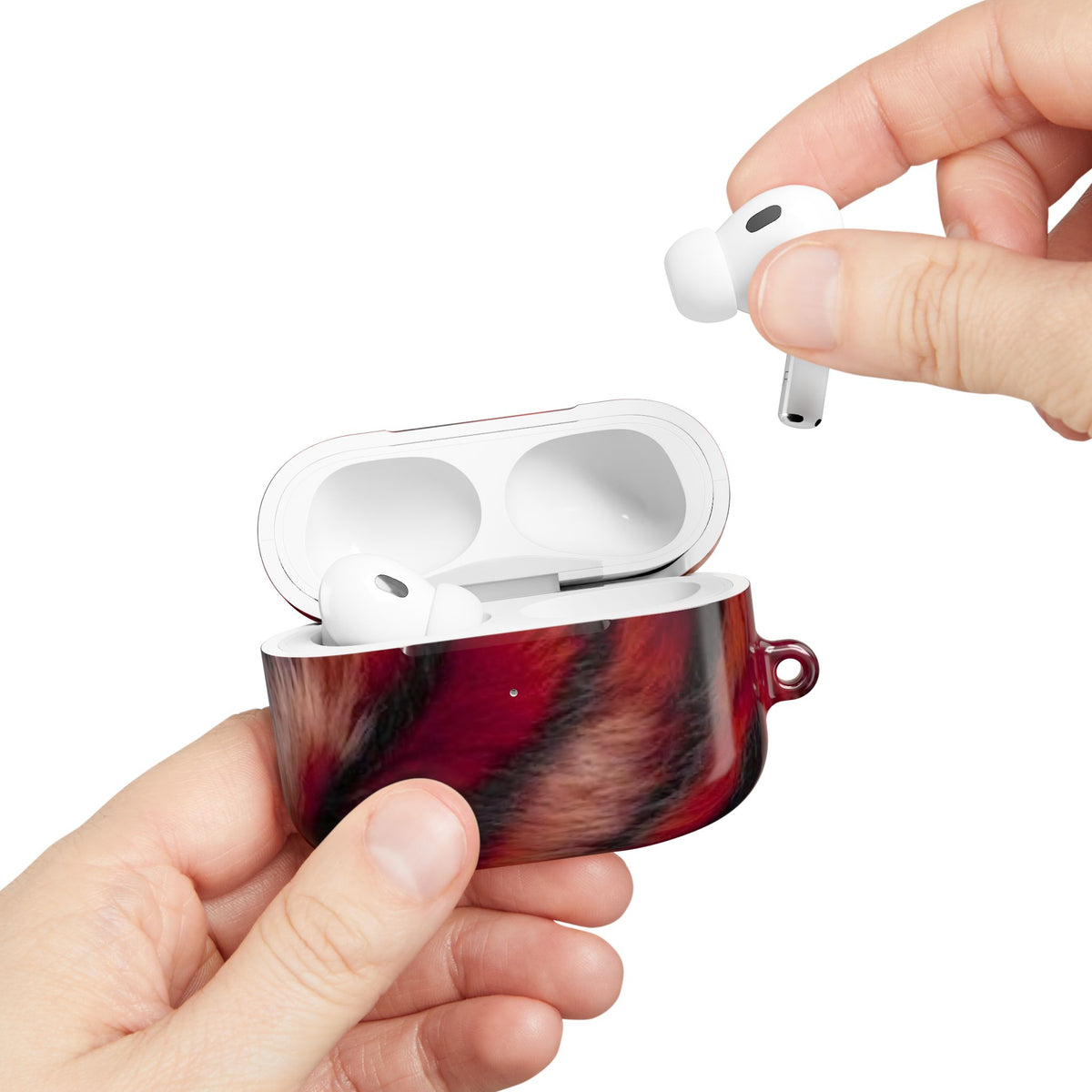 Red Rush AirPod Case – Slim Protective Charging Case
