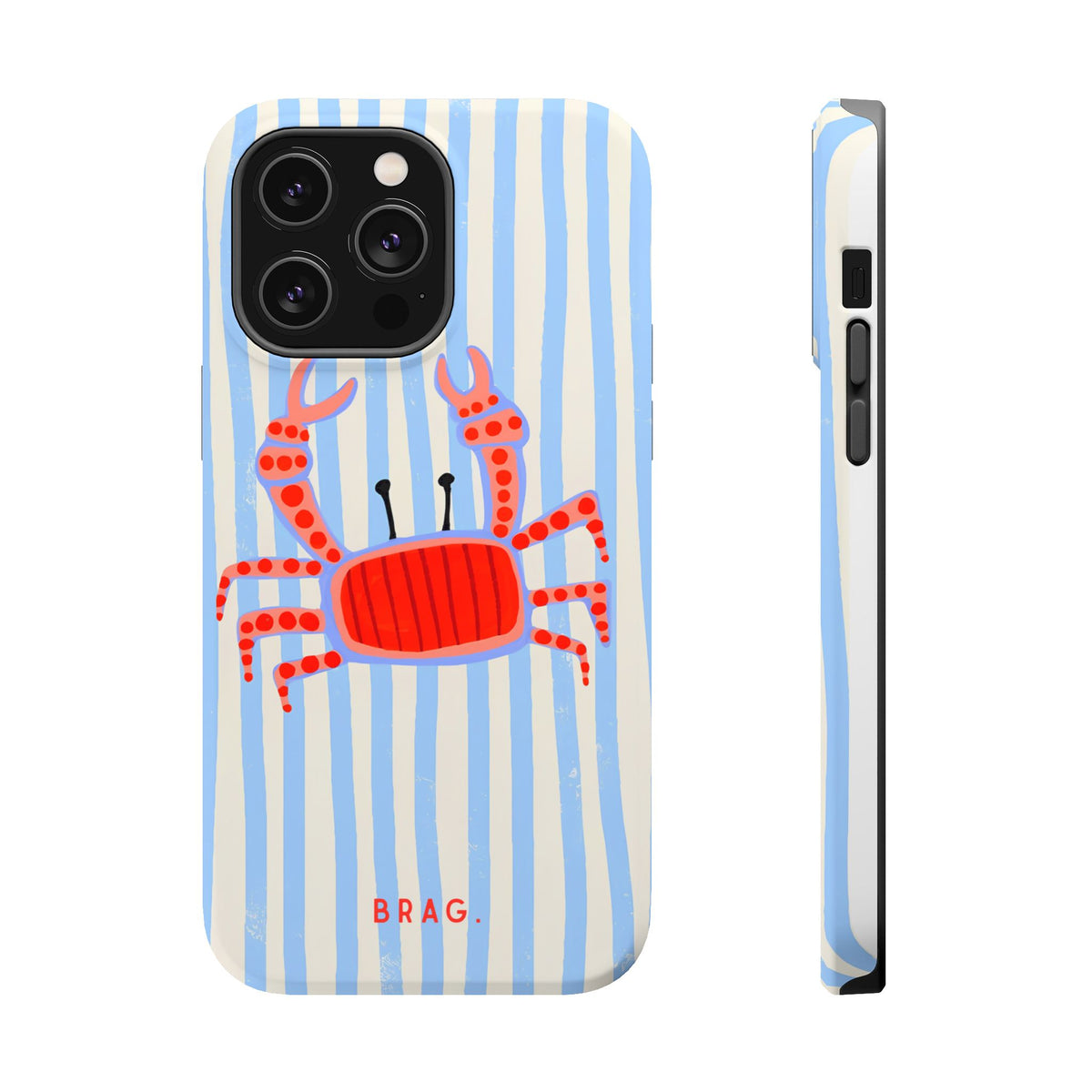Azure Crab Magnetic Impact-Resistant Phone Case