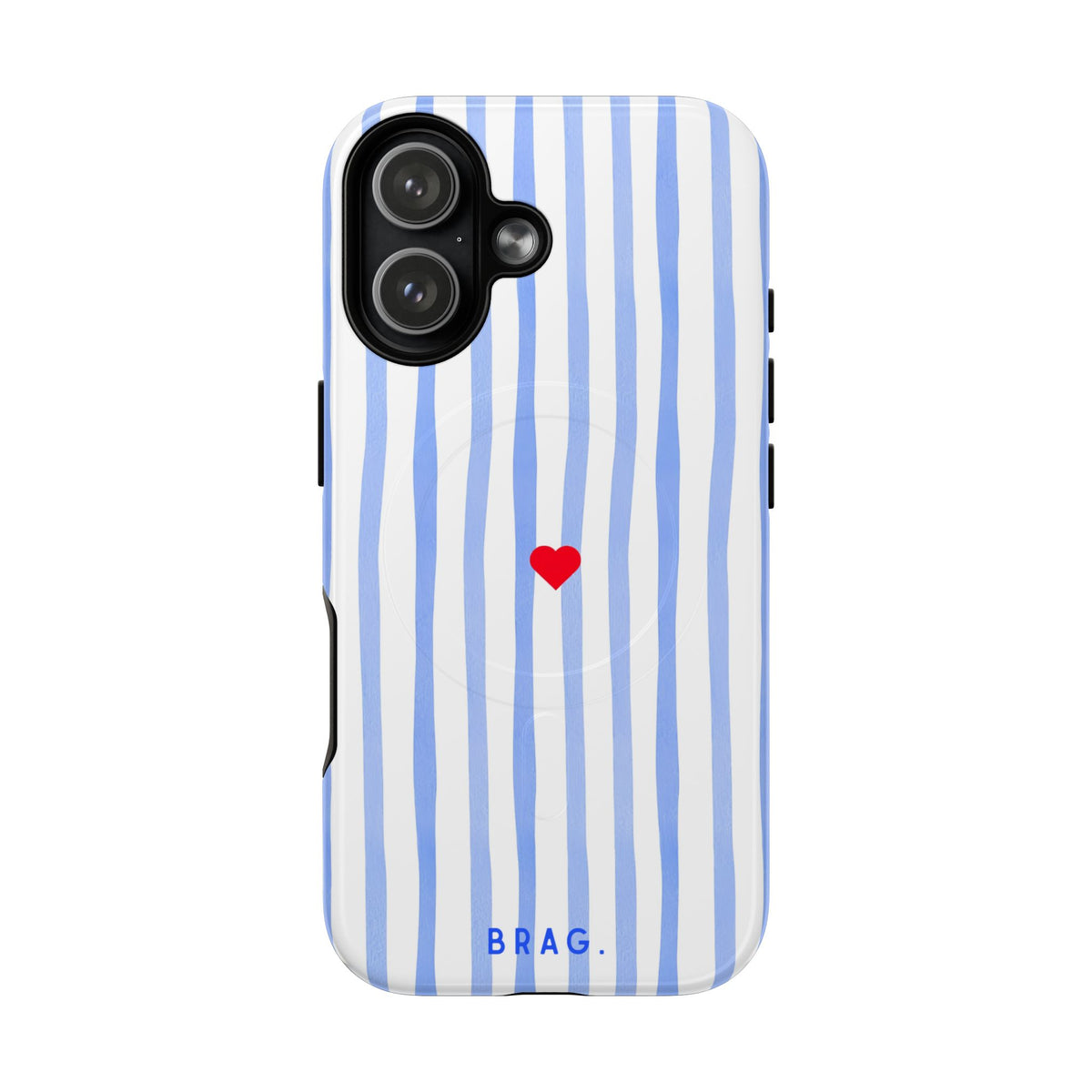 Blue Heart MagSafe Tough Phone Case — Magnetic Protective Cover