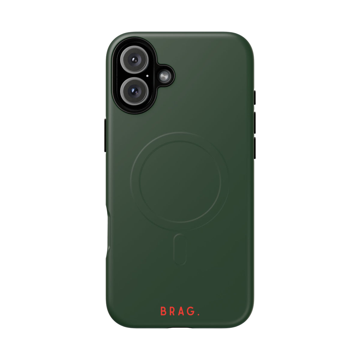 Brag Green MagSafe Tough Phone Case — Magnetic Protective Cover