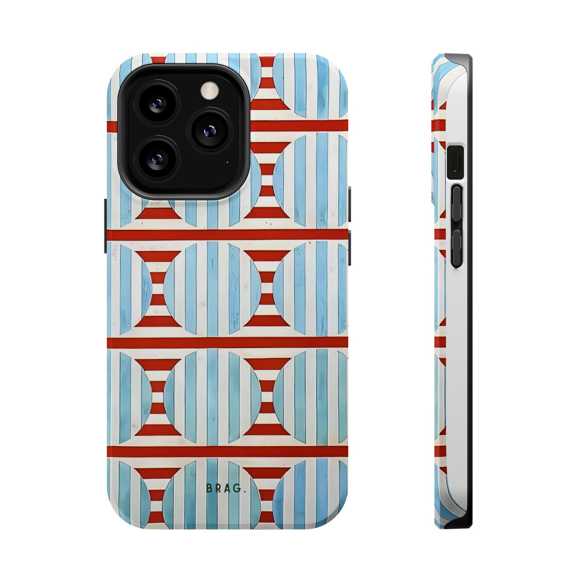 Riviera Stripe Magnetic Impact-Resistant Phone Case