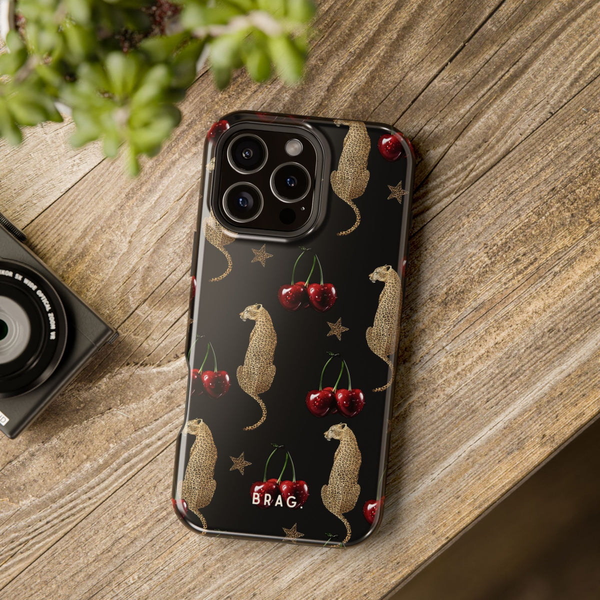 Cherry Roulette Magnetic Impact-Resistant Phone Case