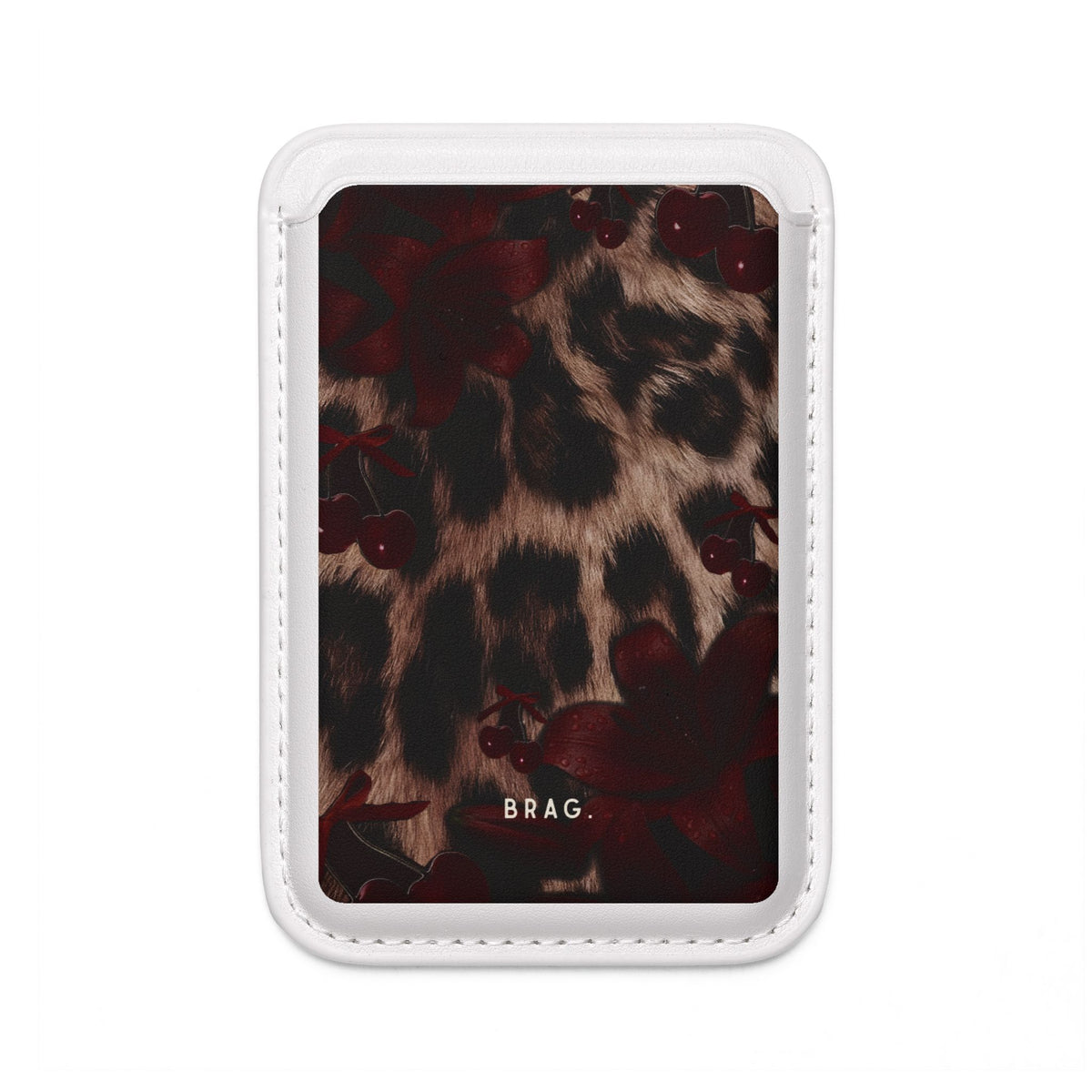 Red Room MagSafe Vegan Wallet — Slim Phone Card Holder