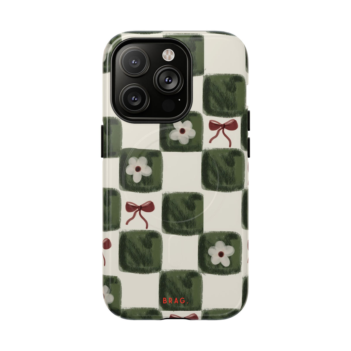 Garden Mosaic MagSafe Tough Phone Case — Magnetic Protective Cover