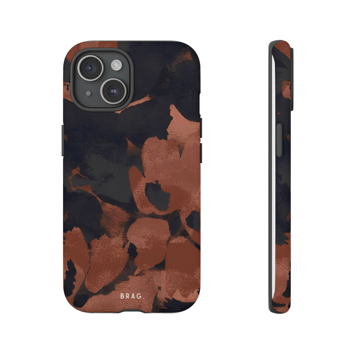 Terracotta Bloom Tough Phone Case – Shockproof Protective iPhone Cover