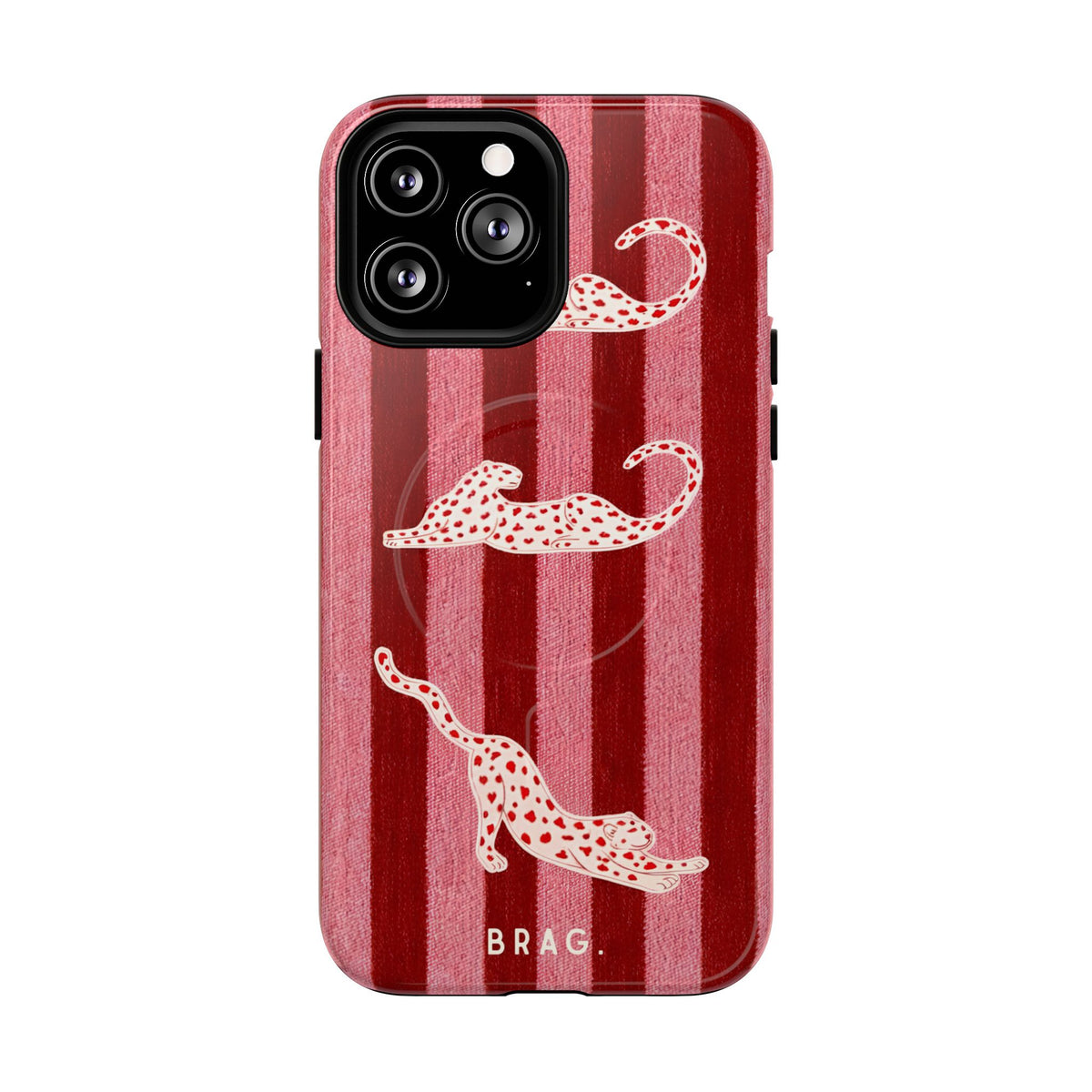 Pink Safari MagSafe Tough Phone Case — Magnetic Protective Cover