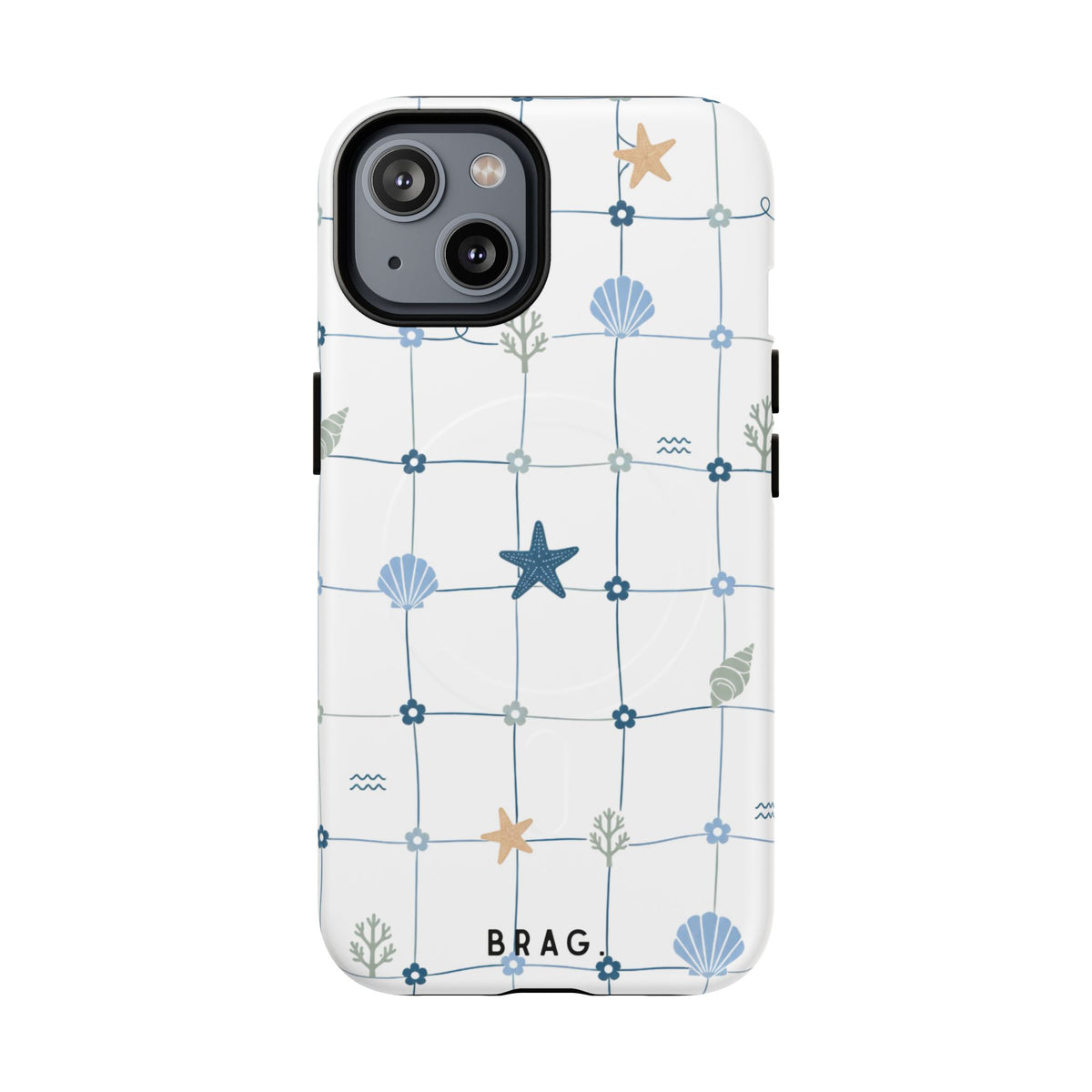 Sea Sun Sand MagSafe Tough Phone Case — Magnetic Protective Cover