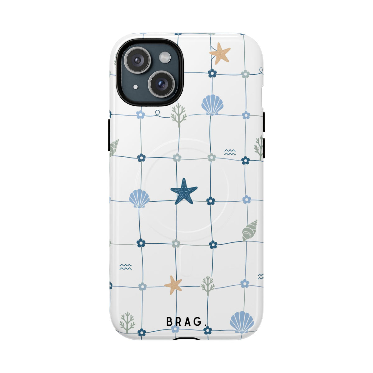Sea Sun Sand MagSafe Tough Phone Case — Magnetic Protective Cover