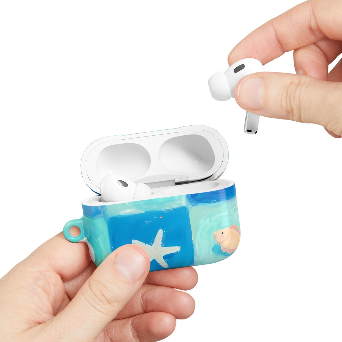 Saltwater Tiles AirPod Case – Slim Protective Charging Case