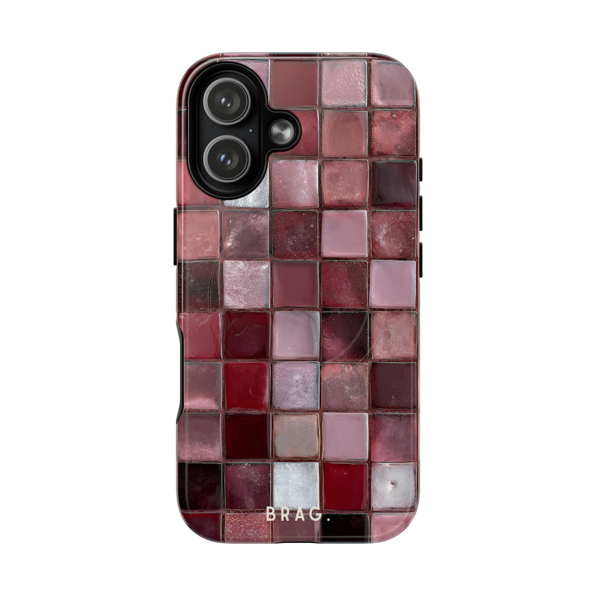 Cherry Tile MagSafe Tough Phone Case — Magnetic Protective Cover