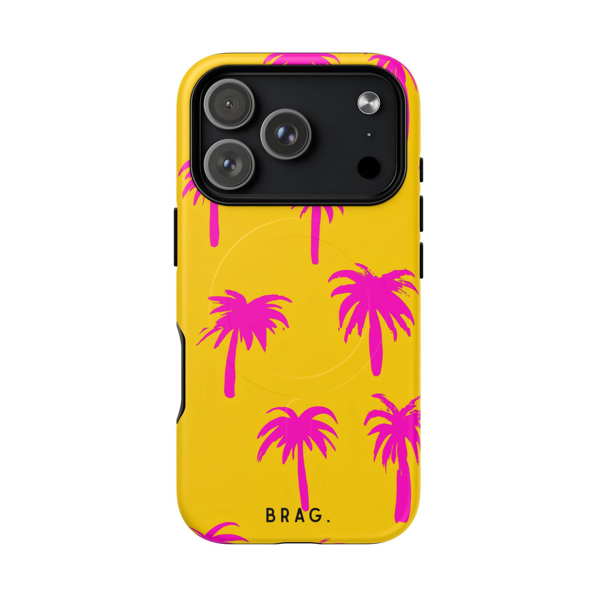 Pink Palms MagSafe Tough Phone Case — Magnetic Protective Cover