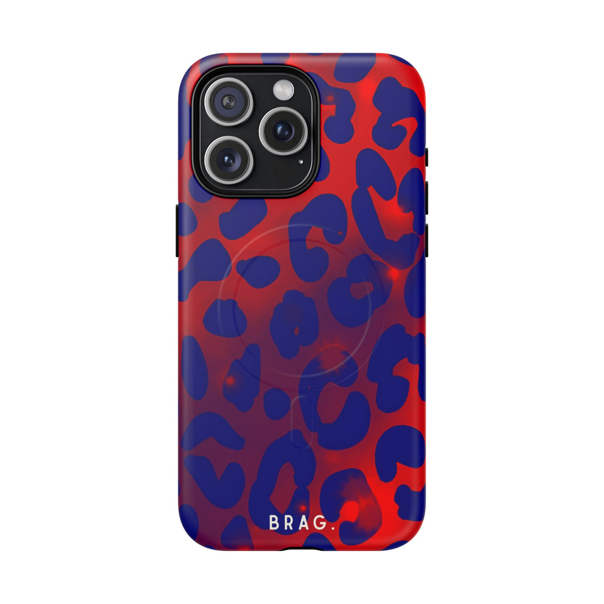 Electric Blue MagSafe Tough Phone Case — Magnetic Protective Cover
