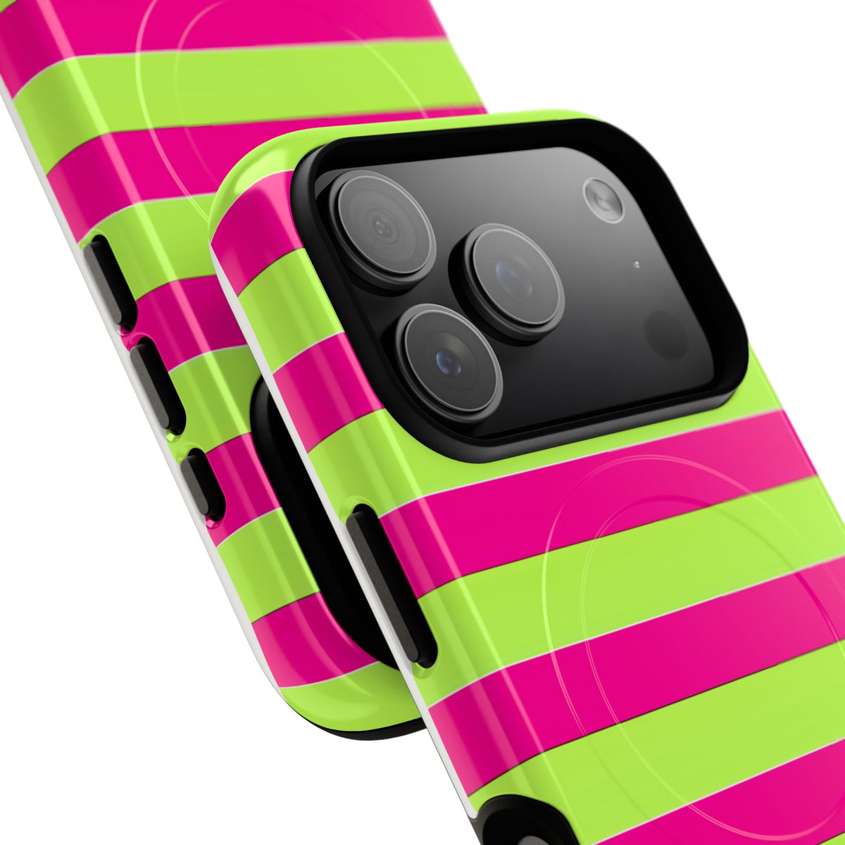 Electric Lime MagSafe Tough Phone Case — Magnetic Protective Cover