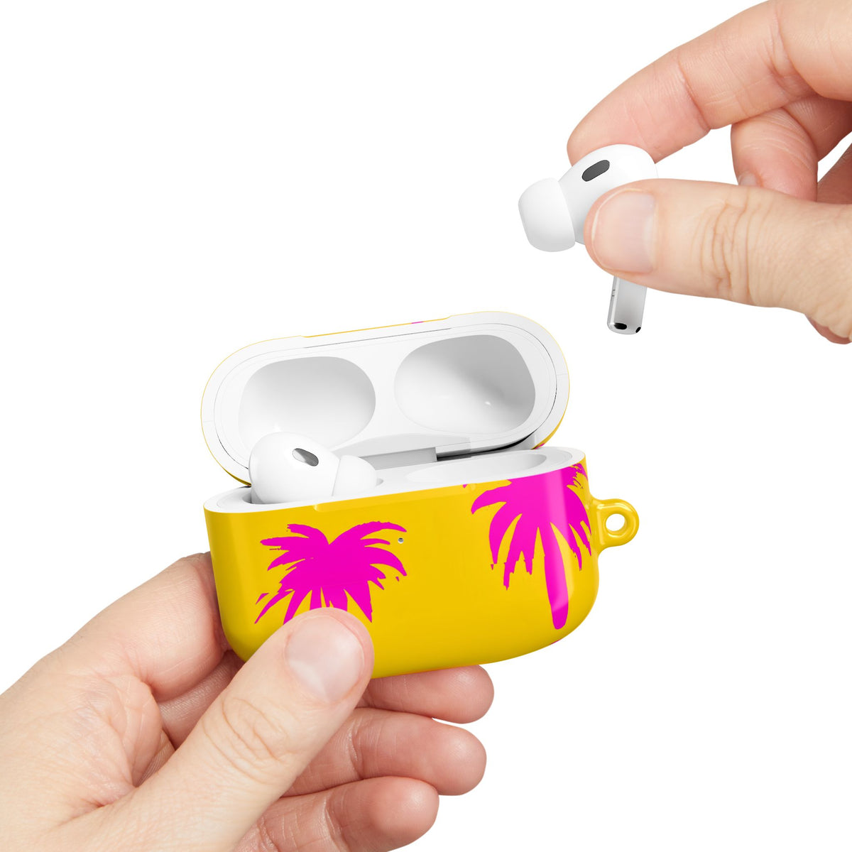 Pink Palms AirPod Case – Slim Protective Charging Case