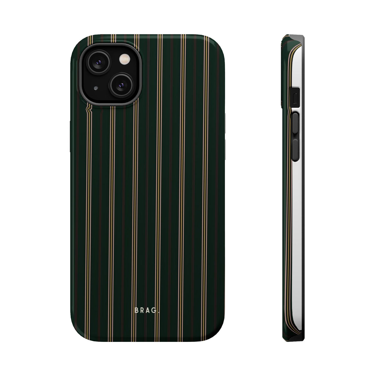 Vintage Pinstripe Magnetic Impact-Resistant Phone Case
