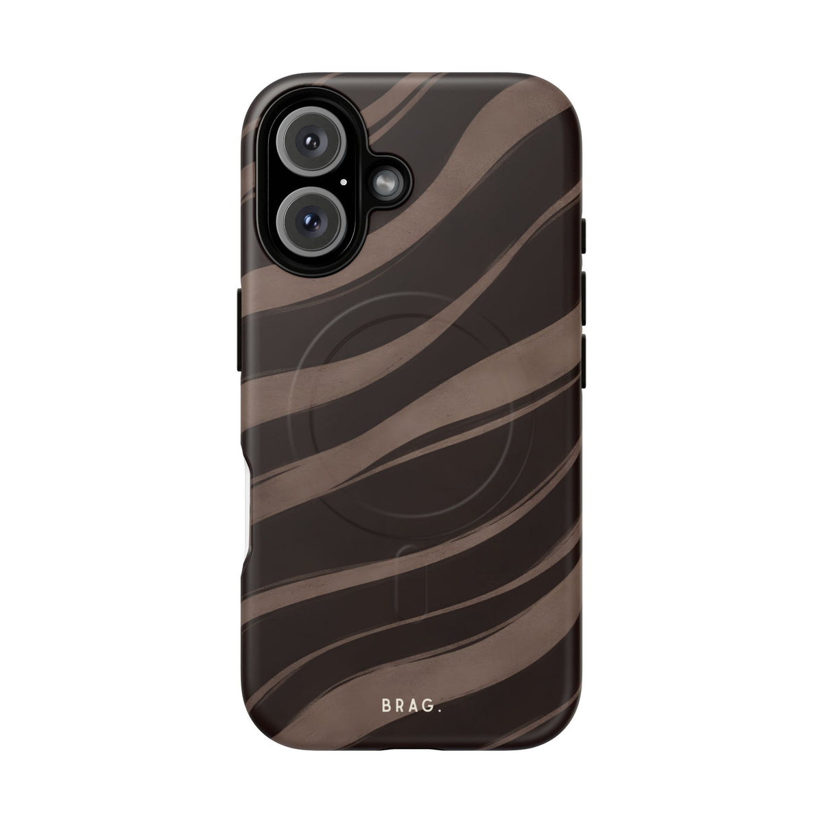 Zebra Wave MagSafe Tough Phone Case — Magnetic Protective Cover