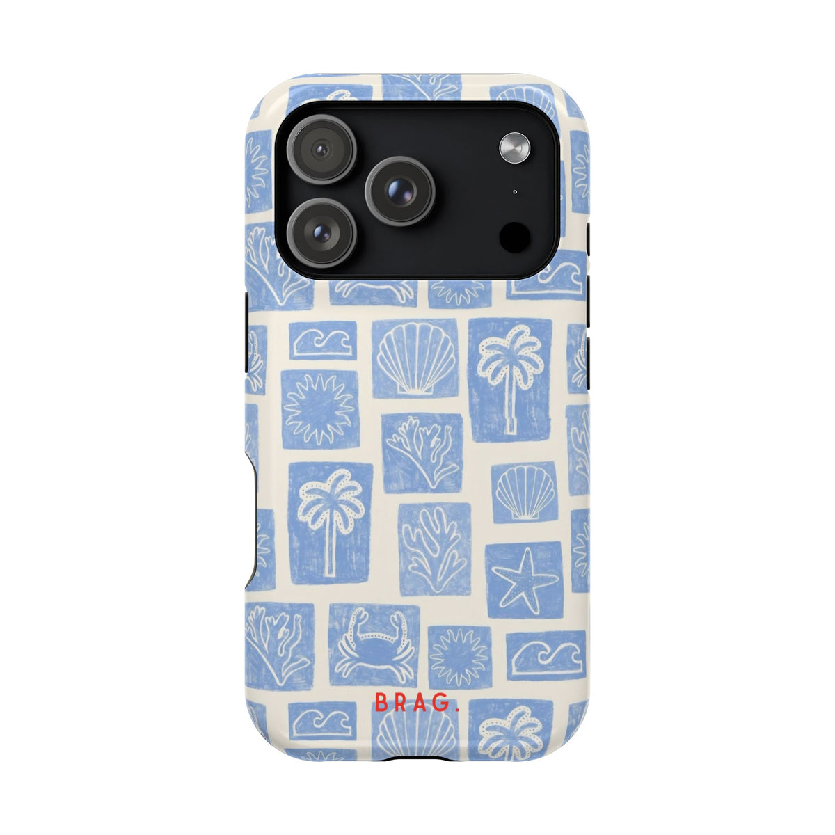Azure Tiles Magnetic Impact-Resistant Phone Case