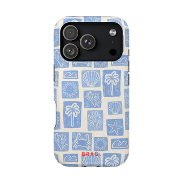 Azure Tiles Magnetic Impact-Resistant Phone Case