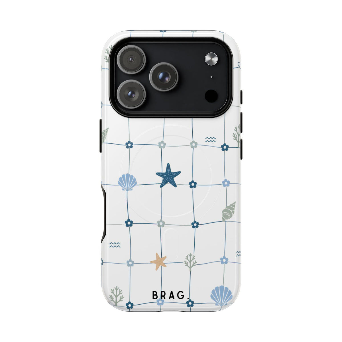 Sea Sun Sand MagSafe Tough Phone Case — Magnetic Protective Cover