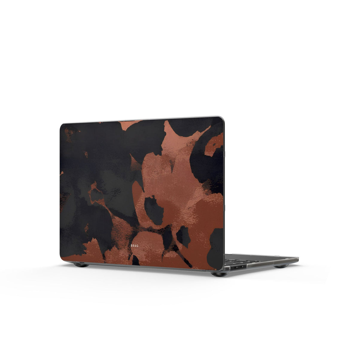 Terracotta Bloom Matte MacBook Case — Slim Protective Laptop Cover