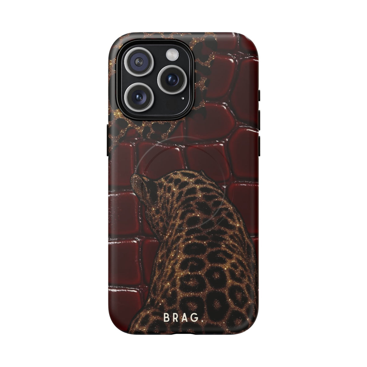Leopard Lounge MagSafe Tough Phone Case — Magnetic Protective Cover