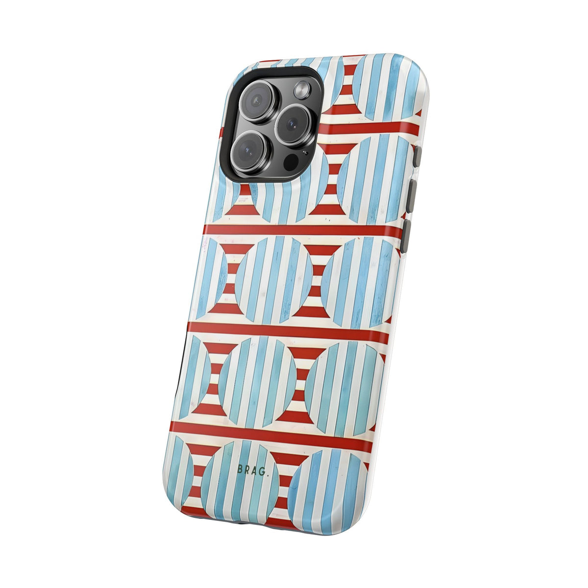 Riviera Stripe Magnetic Impact-Resistant Phone Case