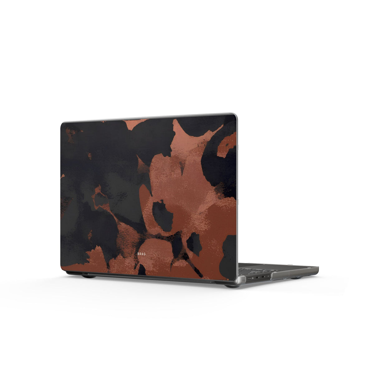 Terracotta Bloom Matte MacBook Case — Slim Protective Laptop Cover