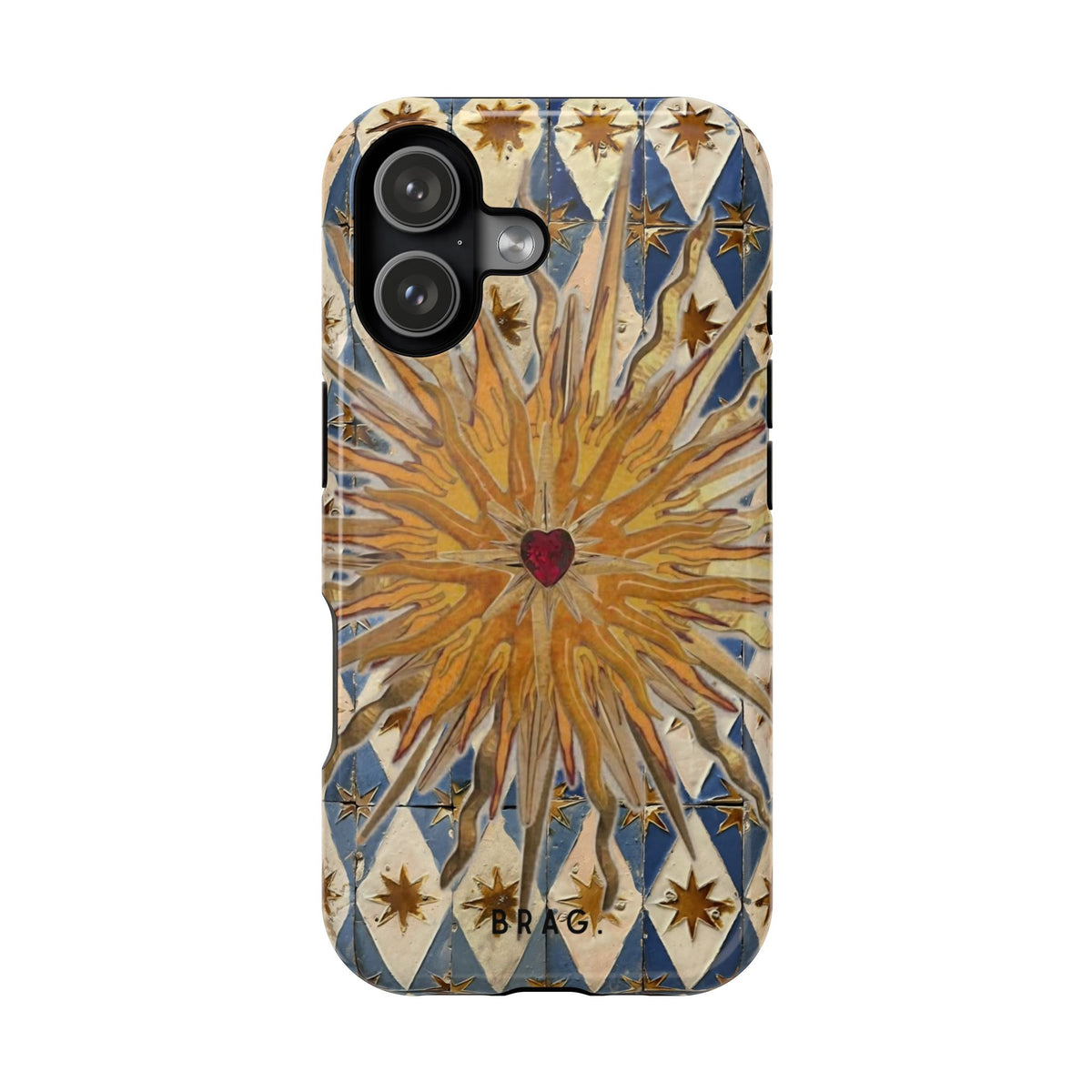 Fortune Heart Magnetic Impact-Resistant Phone Case