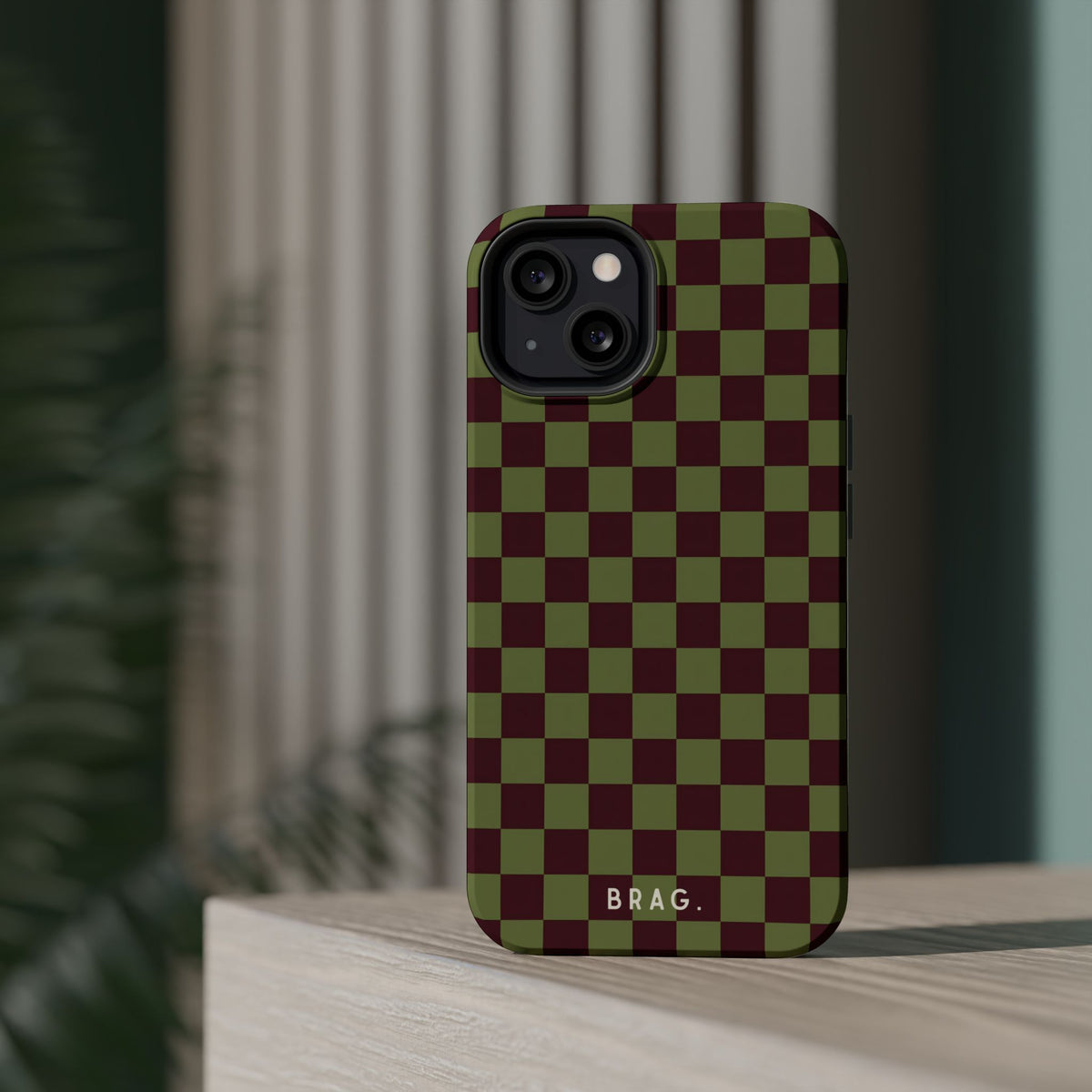 Lucky Check Magnetic Impact-Resistant Phone Case