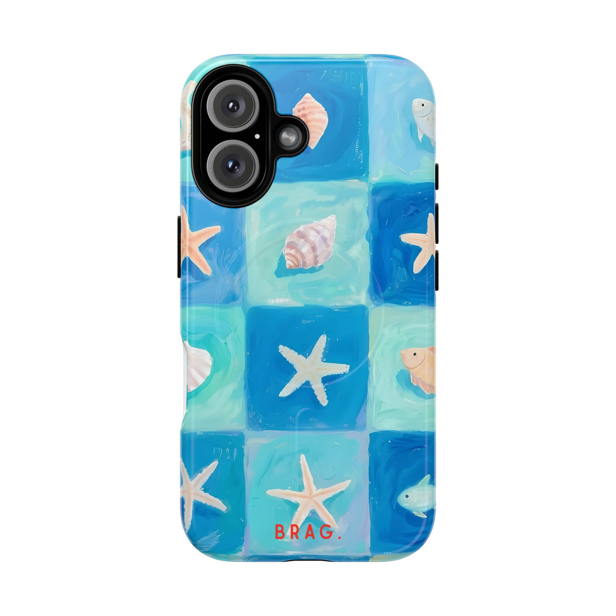 Saltwater Tiles MagSafe Tough Phone Case — Magnetic Protective Cover