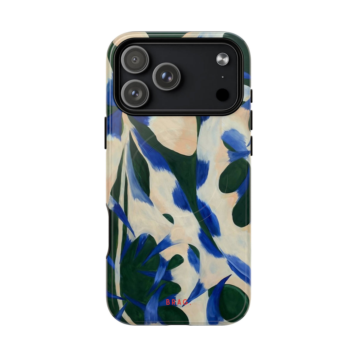 Blue Garden MagSafe Tough Phone Case — Magnetic Protective Cover
