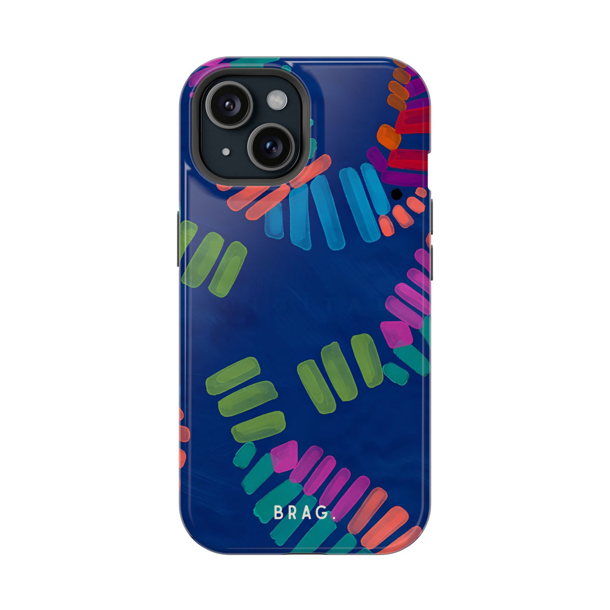 Blue Palm Magnetic Impact-Resistant Phone Case
