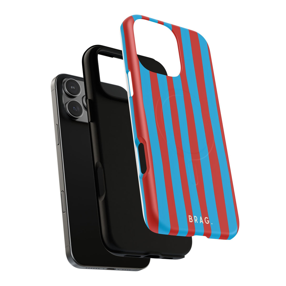 Riviera Stripe MagSafe Tough Phone Case — Magnetic Protective Cover
