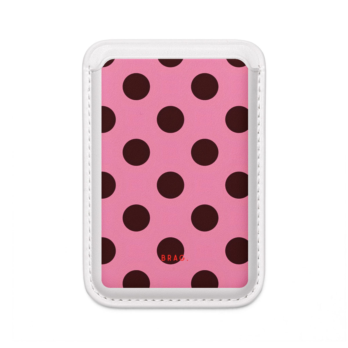 Candy Dot MagSafe Vegan Wallet — Slim Phone Card Holder