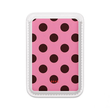 Candy Dot MagSafe Vegan Wallet — Slim Phone Card Holder