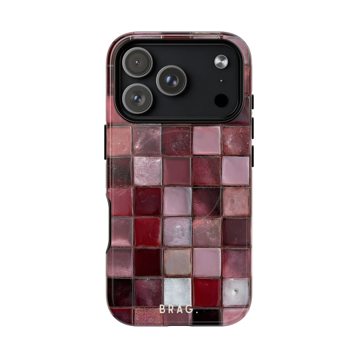 Cherry Tile MagSafe Tough Phone Case — Magnetic Protective Cover