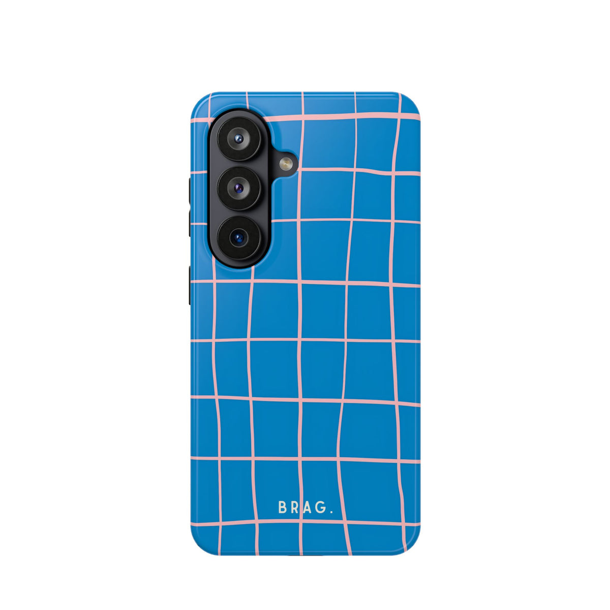 Coastal Grid Magnetic Impact-Resistant Phone Case
