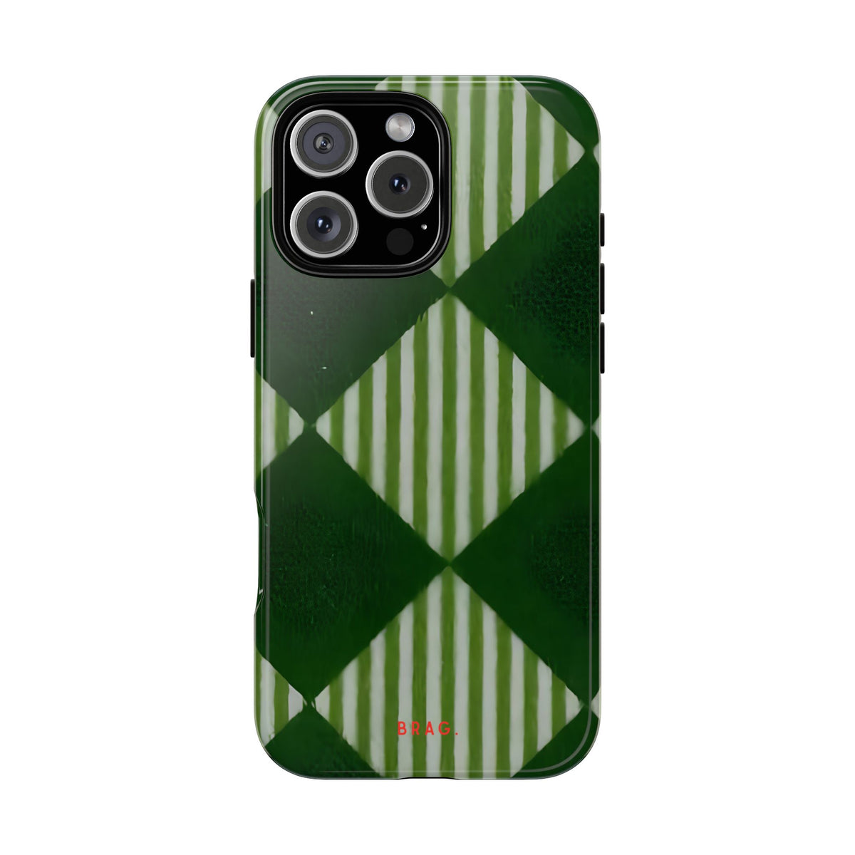 Woven Pattern Tough Phone Case – Shockproof Protective iPhone Cover