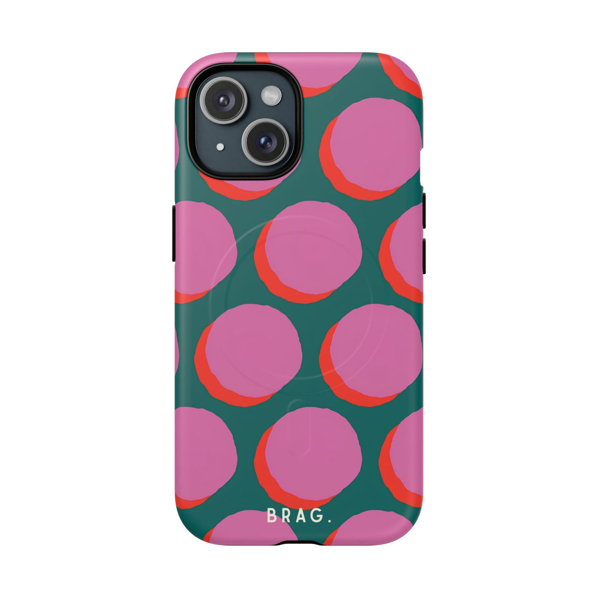 Pink Moon MagSafe Tough Phone Case — Magnetic Protective Cover