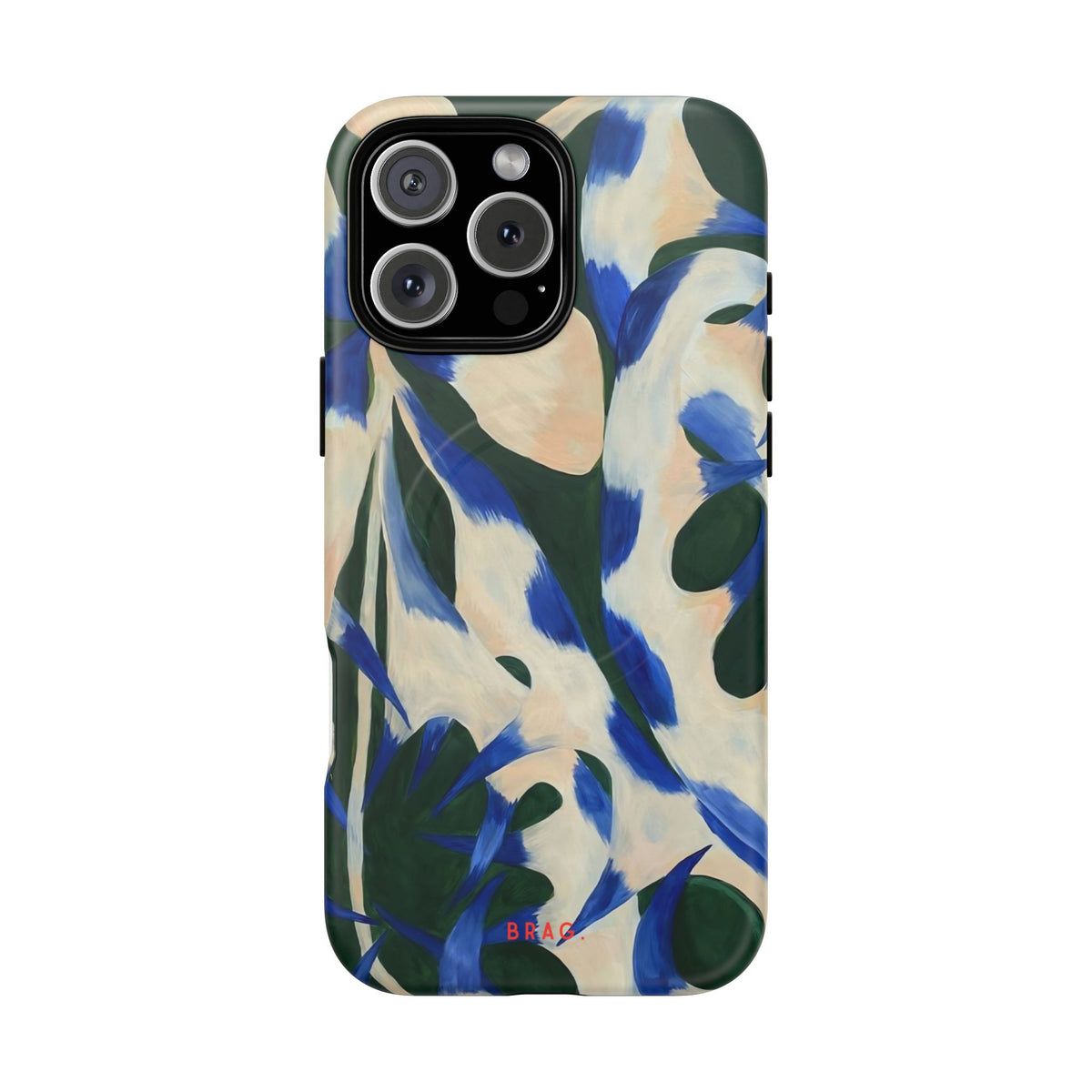 Blue Garden MagSafe Tough Phone Case — Magnetic Protective Cover