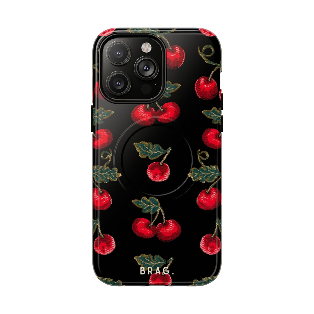 Cherry Bomb MagSafe Tough Phone Case — Magnetic Protective Cover
