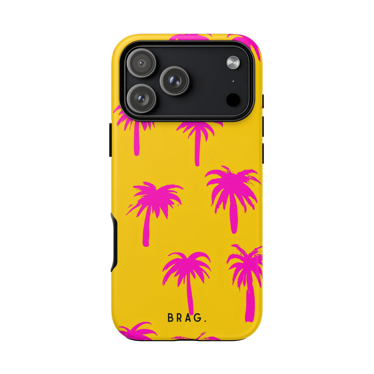 Pink Palms Tough Phone Case – Shockproof Protective iPhone Cover