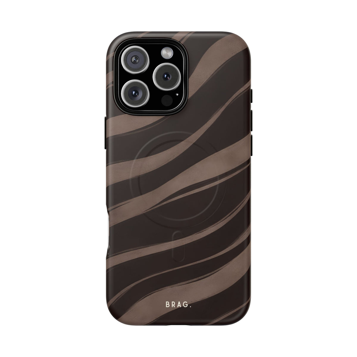 Zebra Wave MagSafe Tough Phone Case — Magnetic Protective Cover