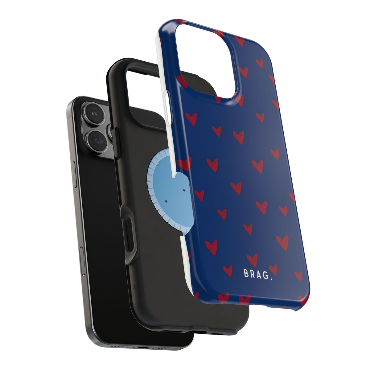 Navy Affair Magnetic Impact-Resistant Phone Case