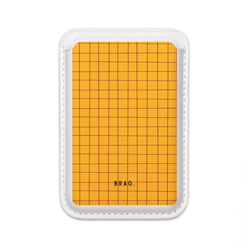 Cheese Grid MagSafe Vegan Wallet — Slim Phone Card Holder